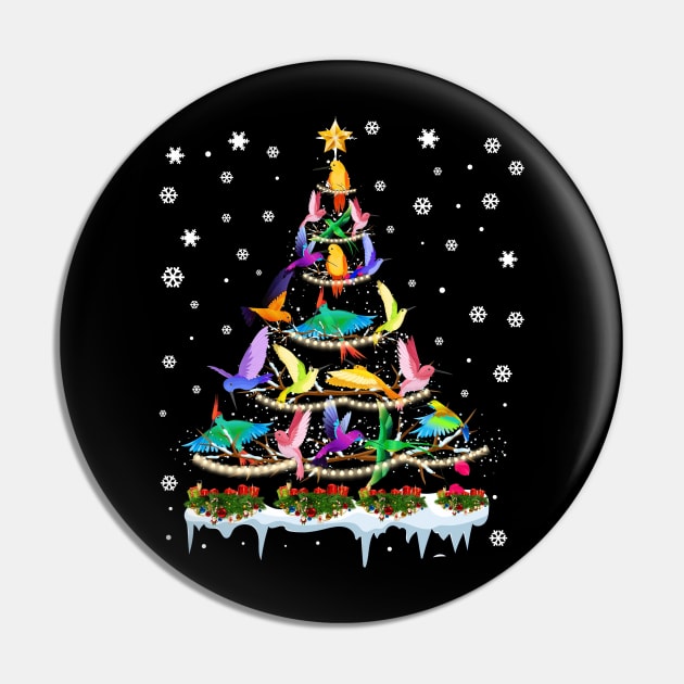 Hummingbirds Christmas Tree Gorgeous Pin by abubakarBaak