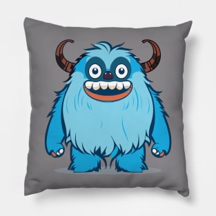 Awkward yeti ape Pillow