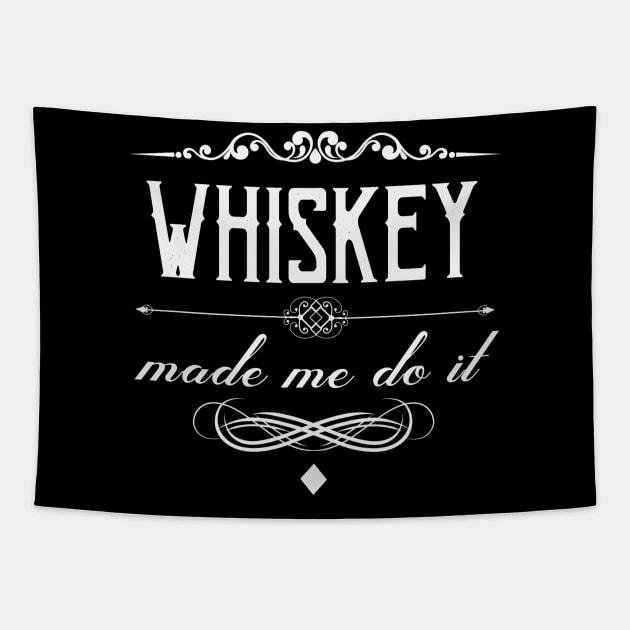 Whiskey Alcohol Vintage Tapestry by Foxxy Merch