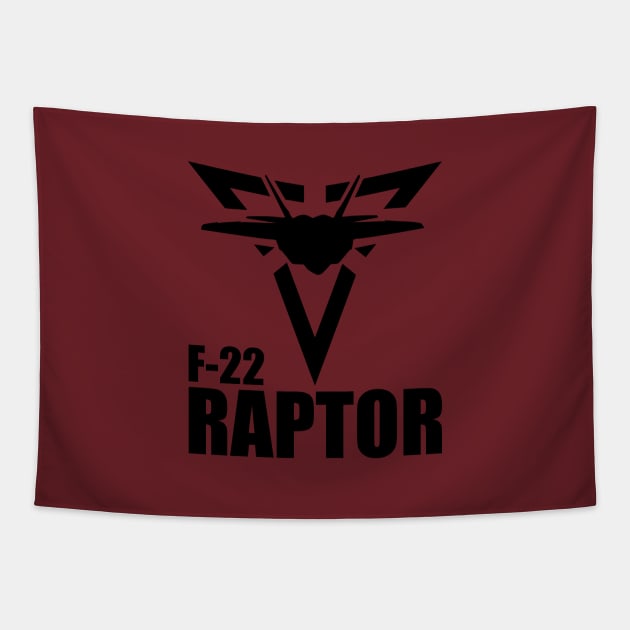 F-22 Raptor Tapestry by TCP