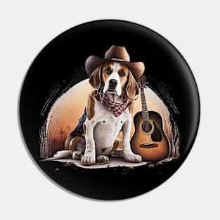 Country Beagle Pin