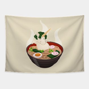 Ramen Bath Sushicorn Tapestry