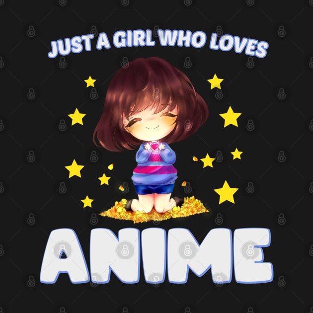 just a girl who loves anime - Chibi anime by artdise