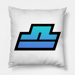 Libra Light Blue Gradient Pillow