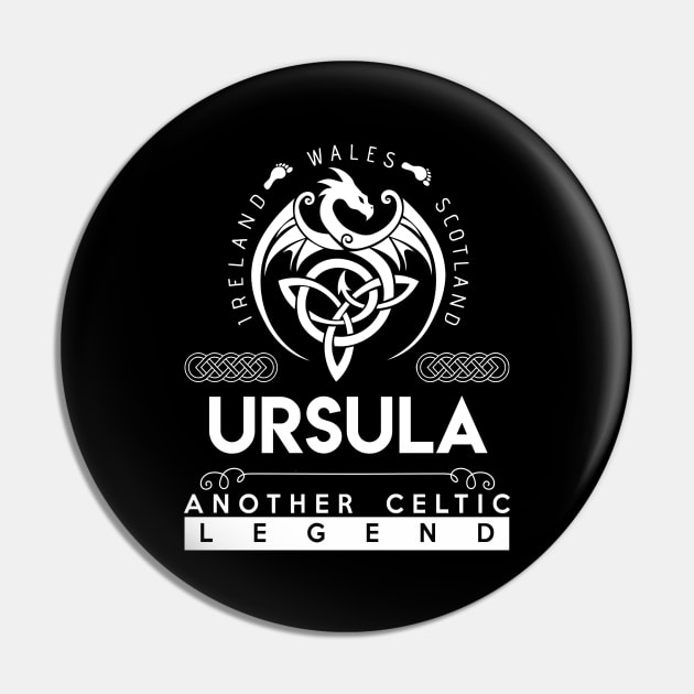 Ursula Name T Shirt - Another Celtic Legend Ursula Dragon Gift Item Pin by harpermargy8920