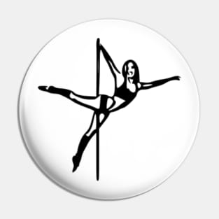 Aerialist Pole Dancer Pin