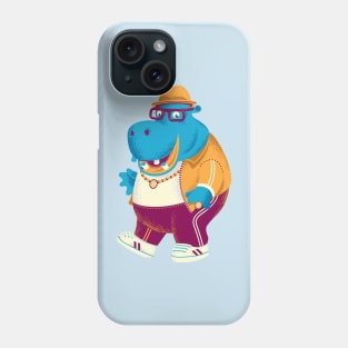 Street Hippo Phone Case