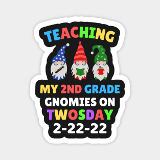 Teaching My 2nd Grade Gnomies on Twosday Magnet