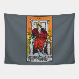 The Emperor tarot card Tapestry