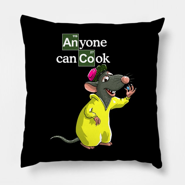 Breaking Rat Pillow by Krobilad