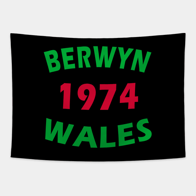 Berwyn Wales 1974 Tapestry by Lyvershop