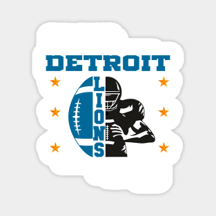 Detroit Lion Magnet