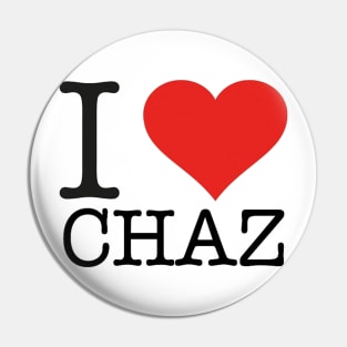 I Heart CHAZ design Pin