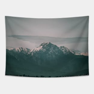 Landscape Snow Mountain Photography Tapestry