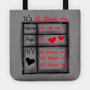 It’s all about me Tote