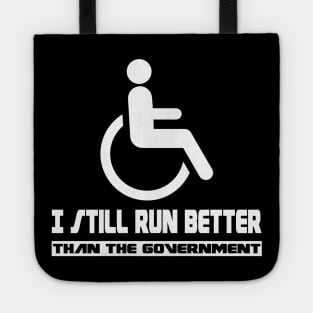 Wheelchair Disability Gift Funny Handicap Tote