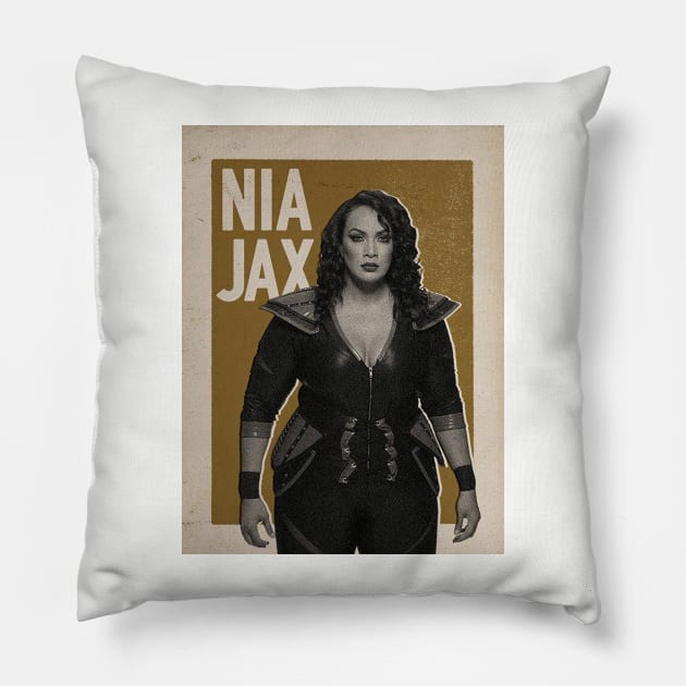 Nia Jax Vintage Pillow by nasib