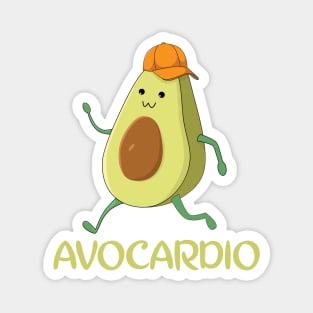 avocardio cute design Magnet