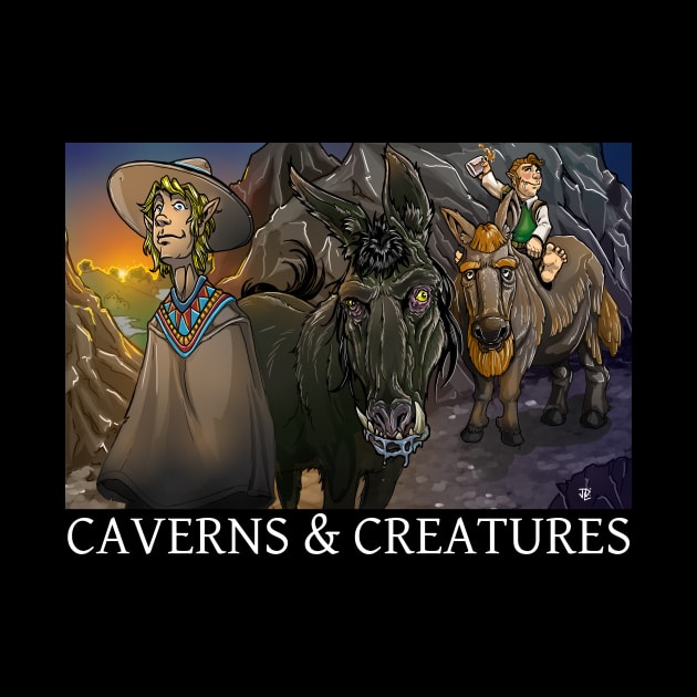 Caverns & Creatures: Donkey Dave and Cooper by robertbevan