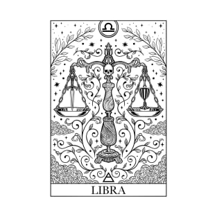 Zodiac sign tarot card Libra T-Shirt