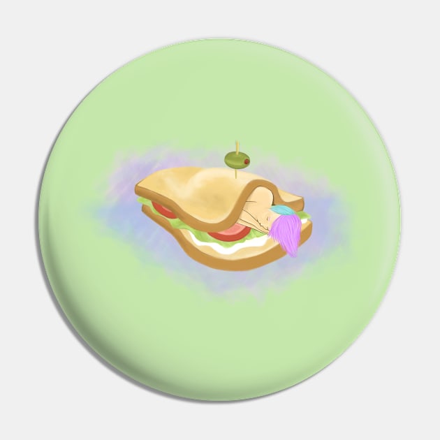 Sandwich Nap Pin by angelavon