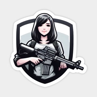 Tactical Girls' Frontline Magnet