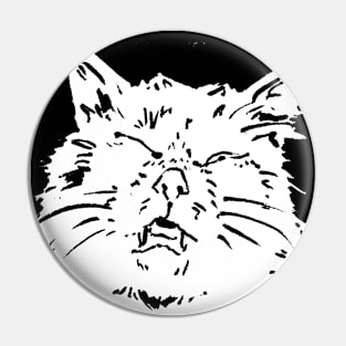 Sleepy cat Pin