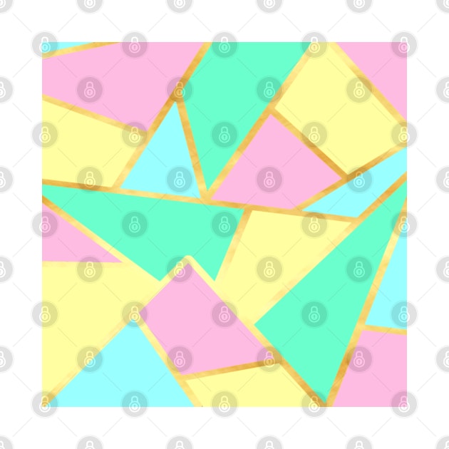 Geometric gold pastel by Crea Twinkles