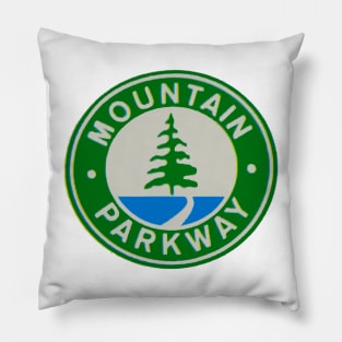 Vintage Mountain Parkway Decal Pillow