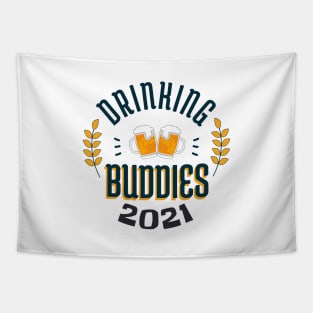 Drinking Buddies 2021 -Oktoberfest German  Beer Festival Tapestry