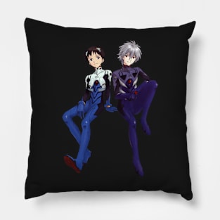 Shinji and Kaoru Plug Suits Pillow