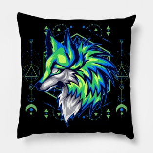 wolf pack Pillow