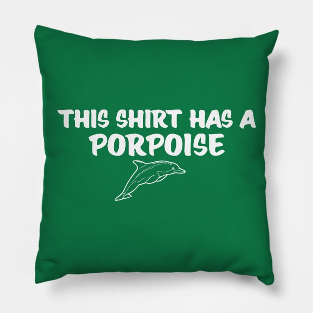 Shirt with Porpoise Pillow by Alema Art