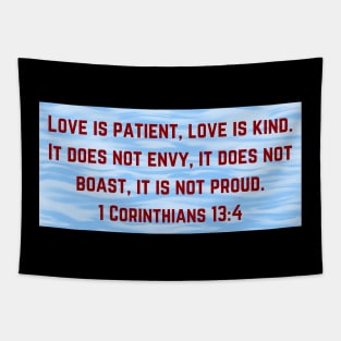 Bible Verse 1 Corinthians 13:4 Tapestry