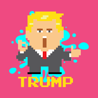 President Trump Pixel Character T-Shirt