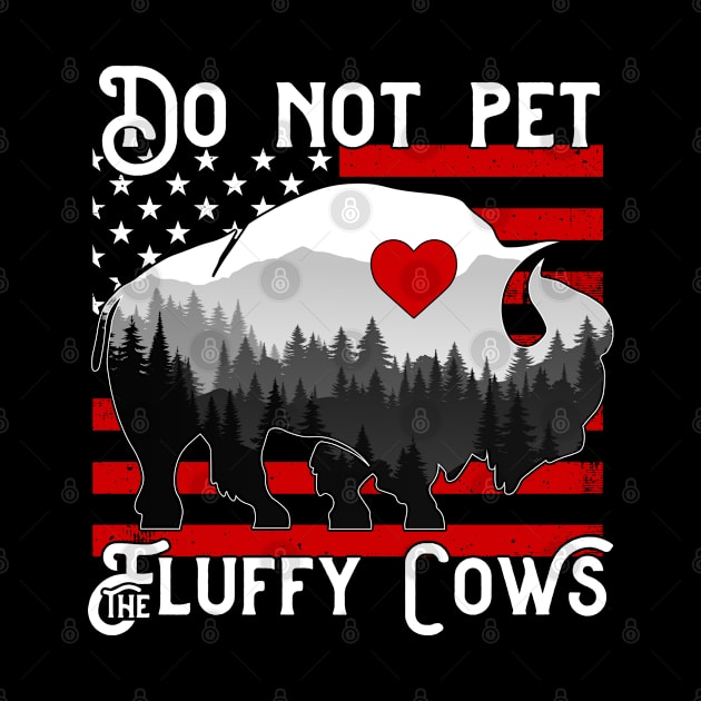 Vintage Do Not Pet The Fluffy Cows by Atelier Djeka