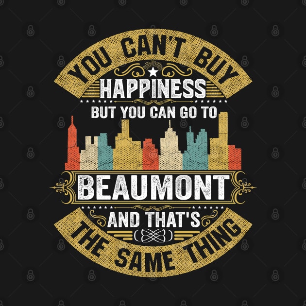 USA City Beaumont City T-Shirt I Love Beaumont Flag Texas State Home City Beaumont Map Native American USA Flag by BestSellerDesign