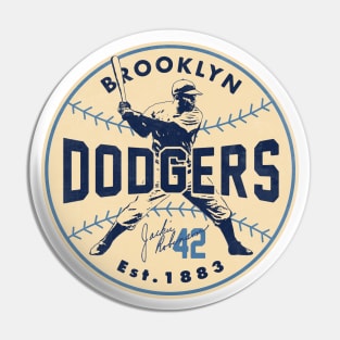 Jackie Robinson Dodgers by Buck Tee Pin