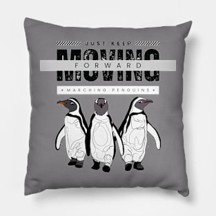 Marching Penguins Pillow