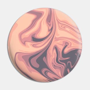 Melted Sunset Abstract Artwork Pin