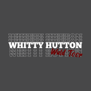 Whitty Hutton Repeated Stacked Text T-Shirt