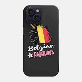 Belgian & Fabulous Unicorn Phone Case