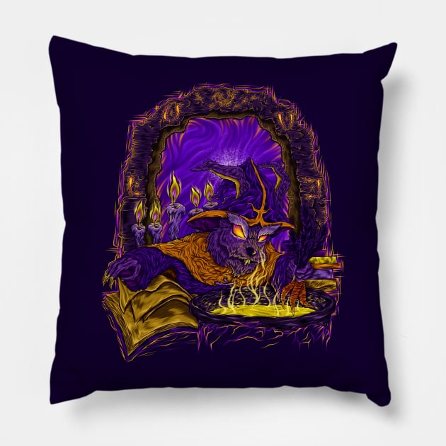 Wabbit Wizard Pillow by bobygates