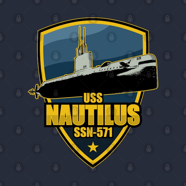 USS Nautilus (SSN-571) (Small logo) by TCP