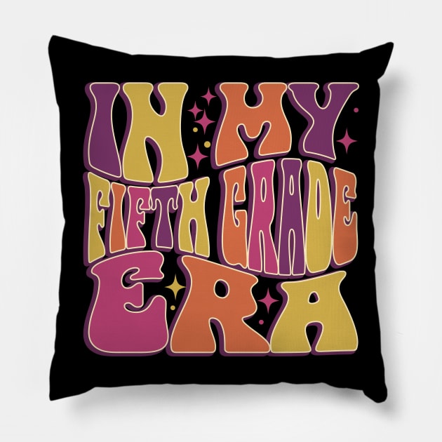 In My Fifth Grade Era, Back To School Pillow by Astarteea