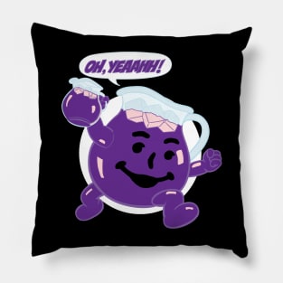 Kool aid man purple 2 Pillow