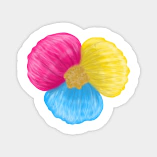 Pan pride flower Magnet