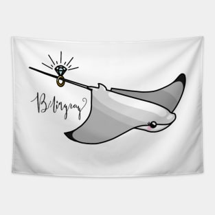 Blingray (Bling + Stingray) Tapestry