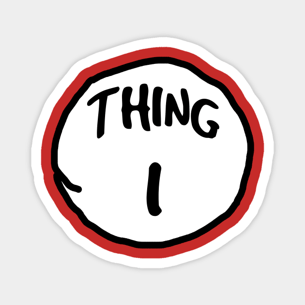 Thing 1 Family Magnet by ashbashxb6