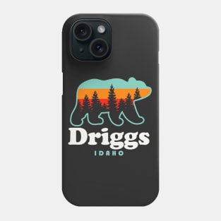 Driggs Idaho Skiing Outdoors Driggs Vacation Bear Phone Case